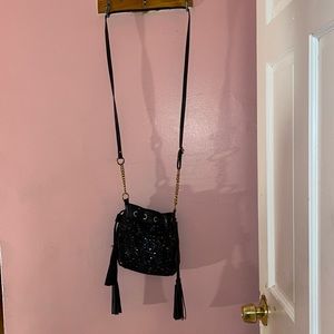 Black crossbody bag